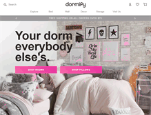 Tablet Screenshot of dormify.com